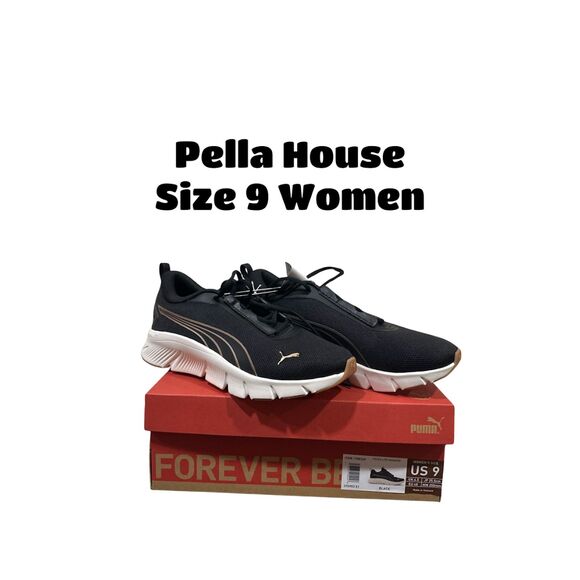 PUMA Women's Flexfocus Lite Modern Cross Trainer Sneaker Black Size 9 - Picture 5 of 7